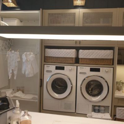 Zona de lavado y planchado de ropa